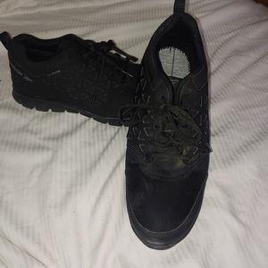 Reebok black work shoes